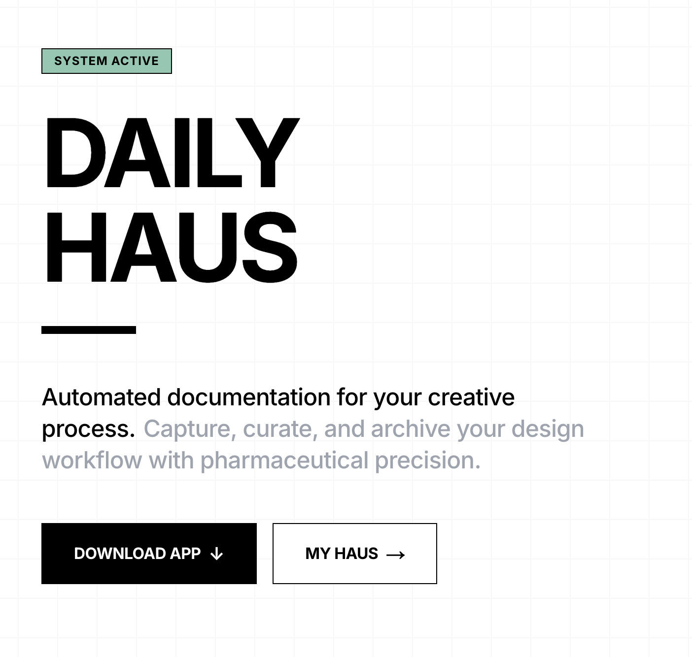 Daily Haus automated documentation website
