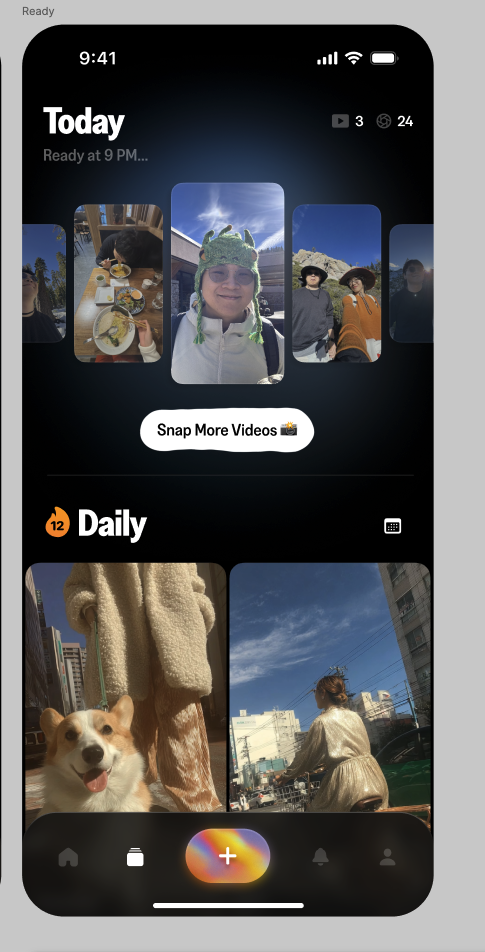 dailies iPhone app screen capture